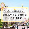 ディズニーへの持ち物リスト一覧!最低限の必需品・季節別・タイプ別・天気別まとめ