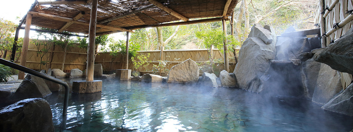 趣ある長泉山荘の露天風呂