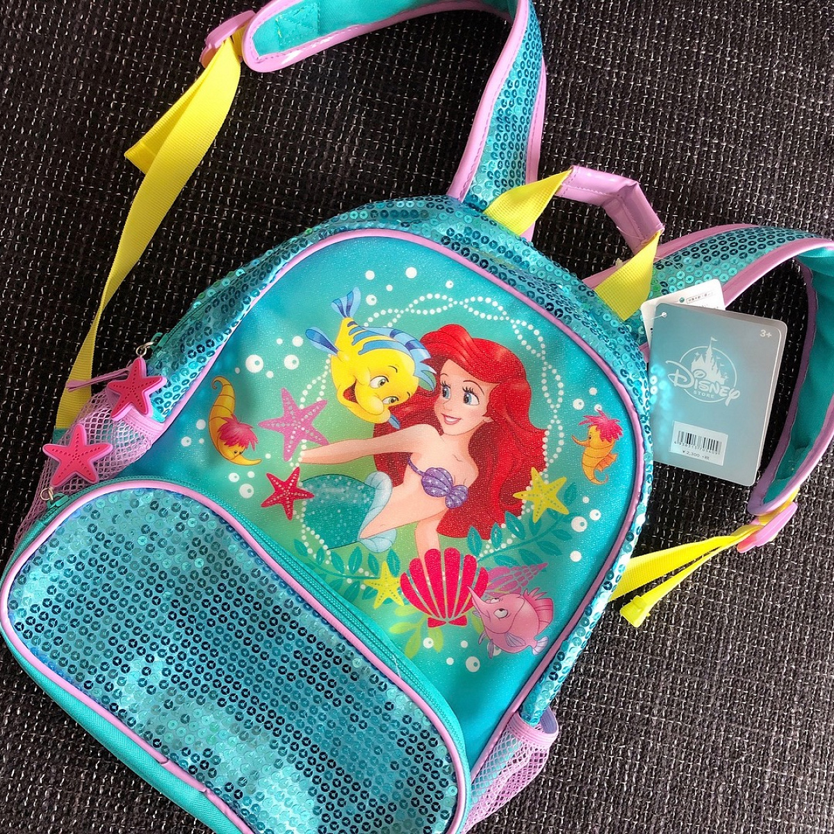 海外 ディズニー リュック プリンセス アリエルリュック ディズニー