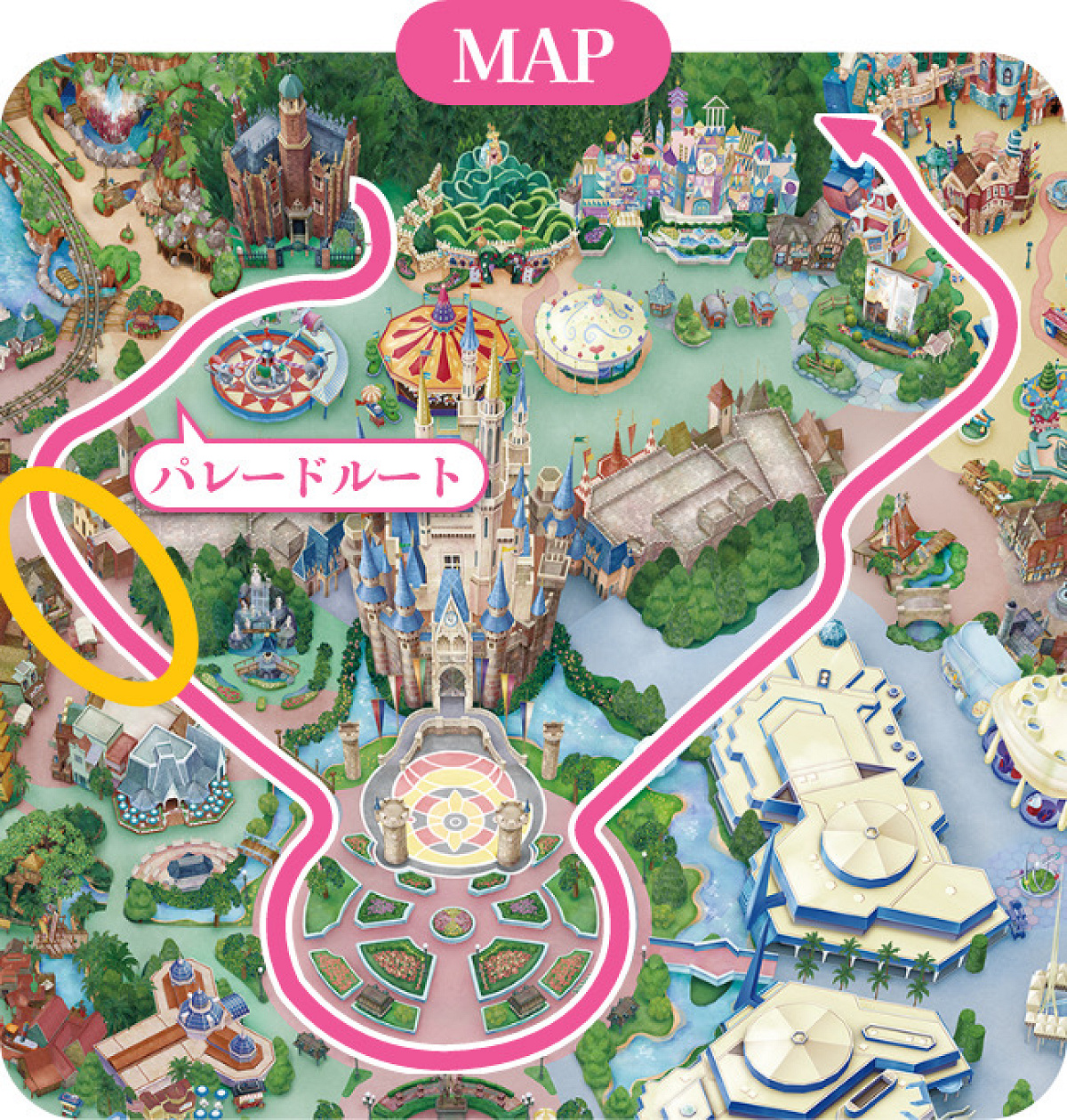 カントリーベア・シアター周辺