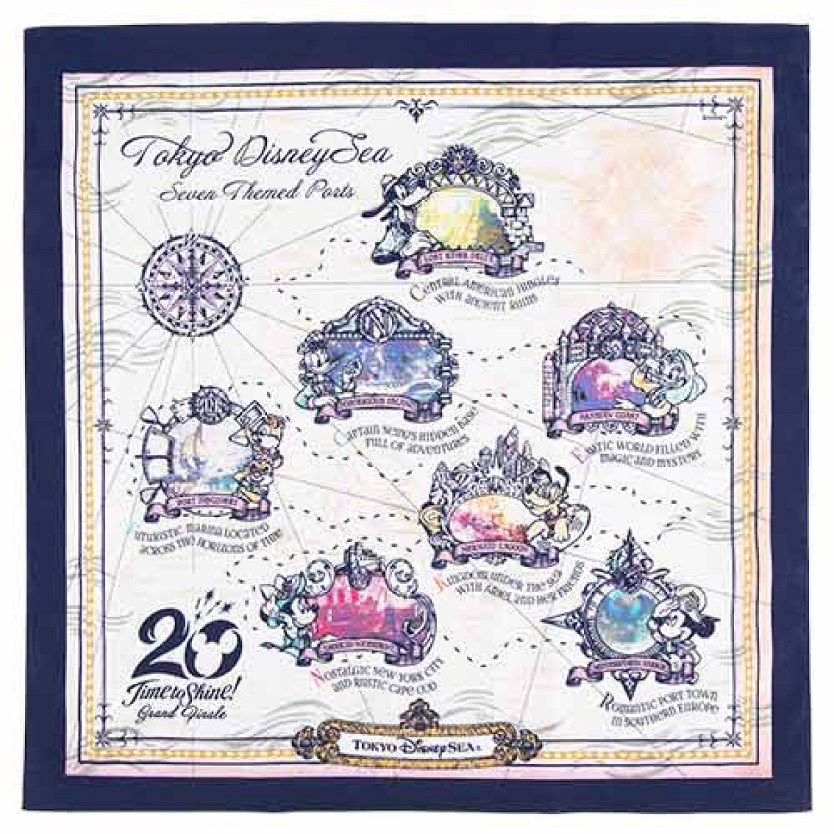 バンダナ（ディズニーシー20周年グランドフィナーレグッズ