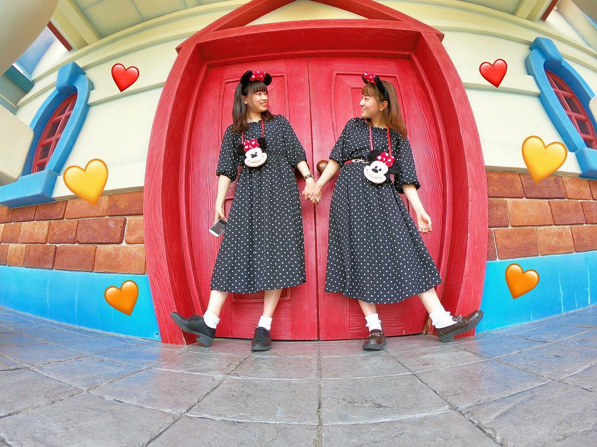 黒ドットワンピ×ミニーカチューシャ| キャステル | CASTEL ディズニー情報