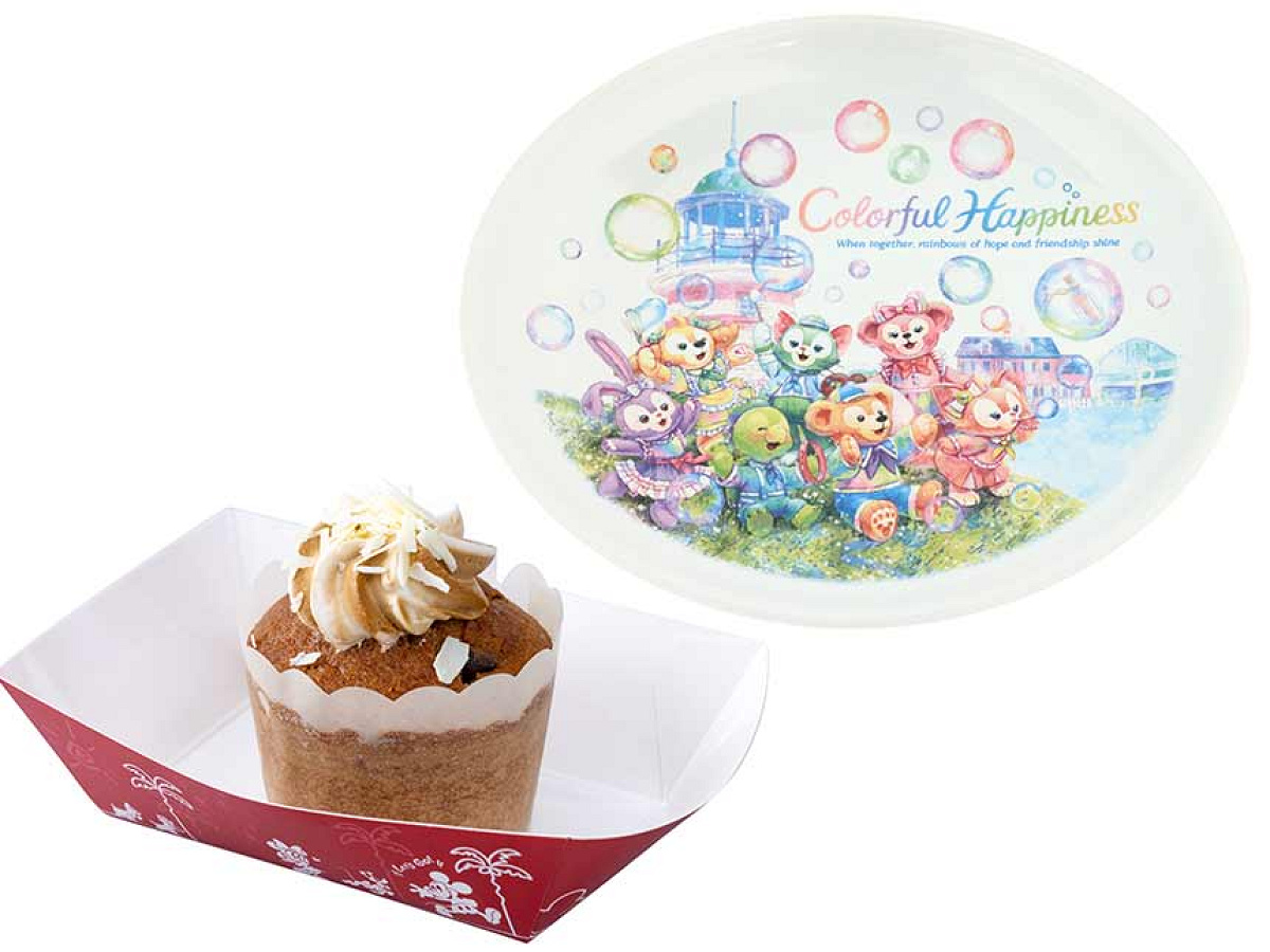 カフェモカマフィン、スーベニアプレート付き