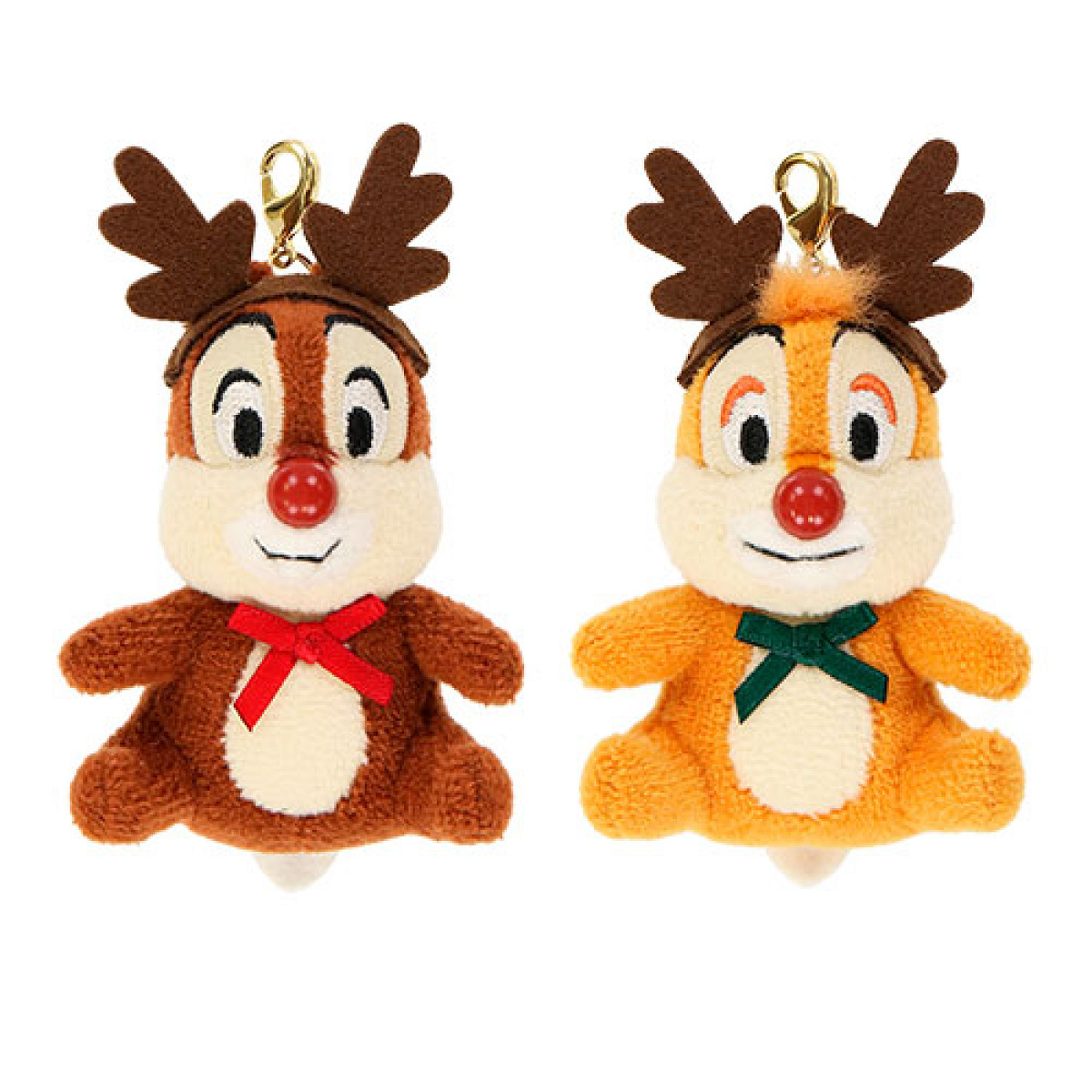 チップとデール クリスマスぬいぐるみセット チップとデールぬいぐるみチャームセット(ディズニークリスマスグッズ