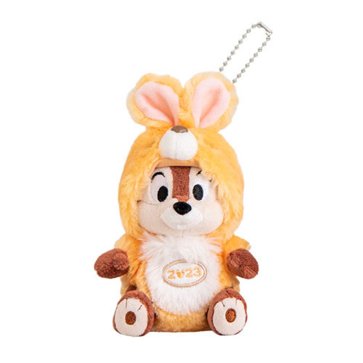 チップうさぎ年コスチュームぬいぐるみバッジ