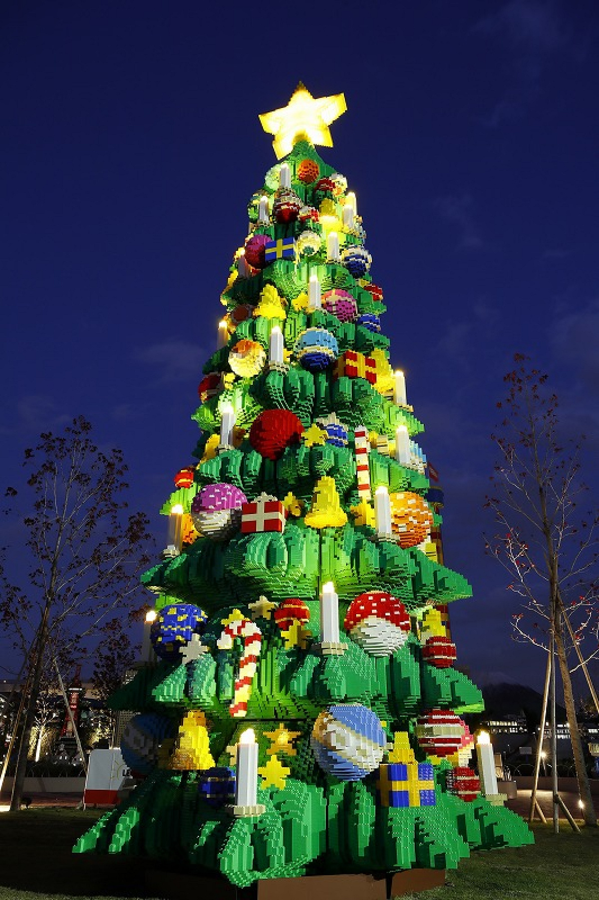 レゴブロックで作られた「クリスマスツリー」