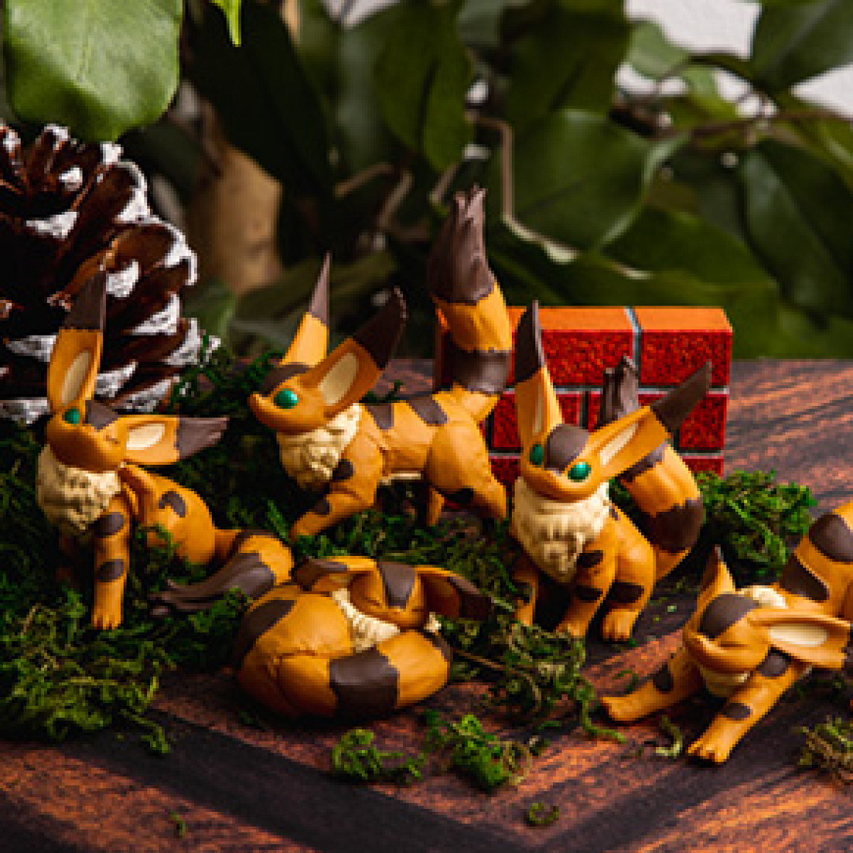 No339～344 ポーズがいっぱいコレクション キツネリス