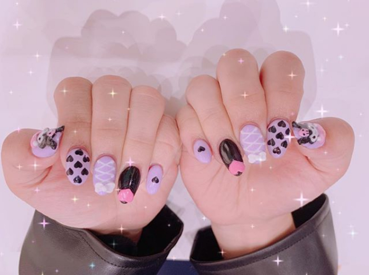 クロミのような小悪魔的ネイル！| キャステル | CASTEL ディズニー情報