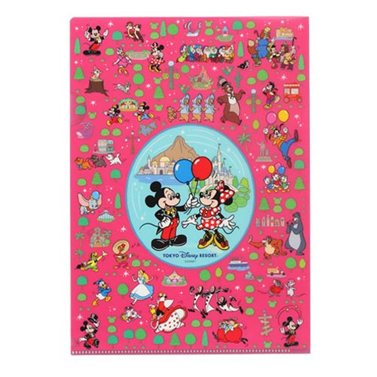 クリアファイル（ディズニーリゾートデザイン）| キャステル | CASTEL