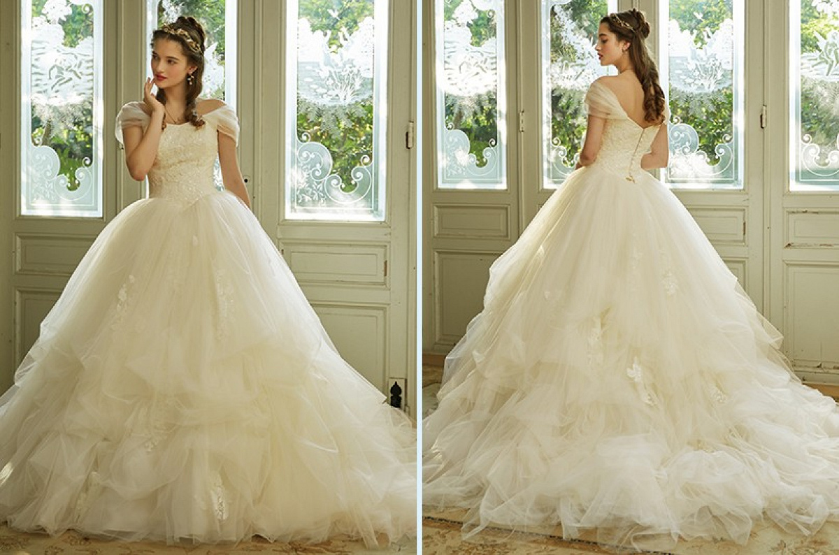 ディズニーウエディングドレス：ベル| キャステル | CASTEL ディズニー情報