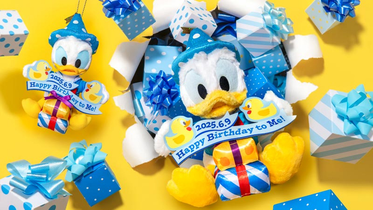 2025年のお誕生日をお祝い！東京ディズニーリゾート「ドナルド