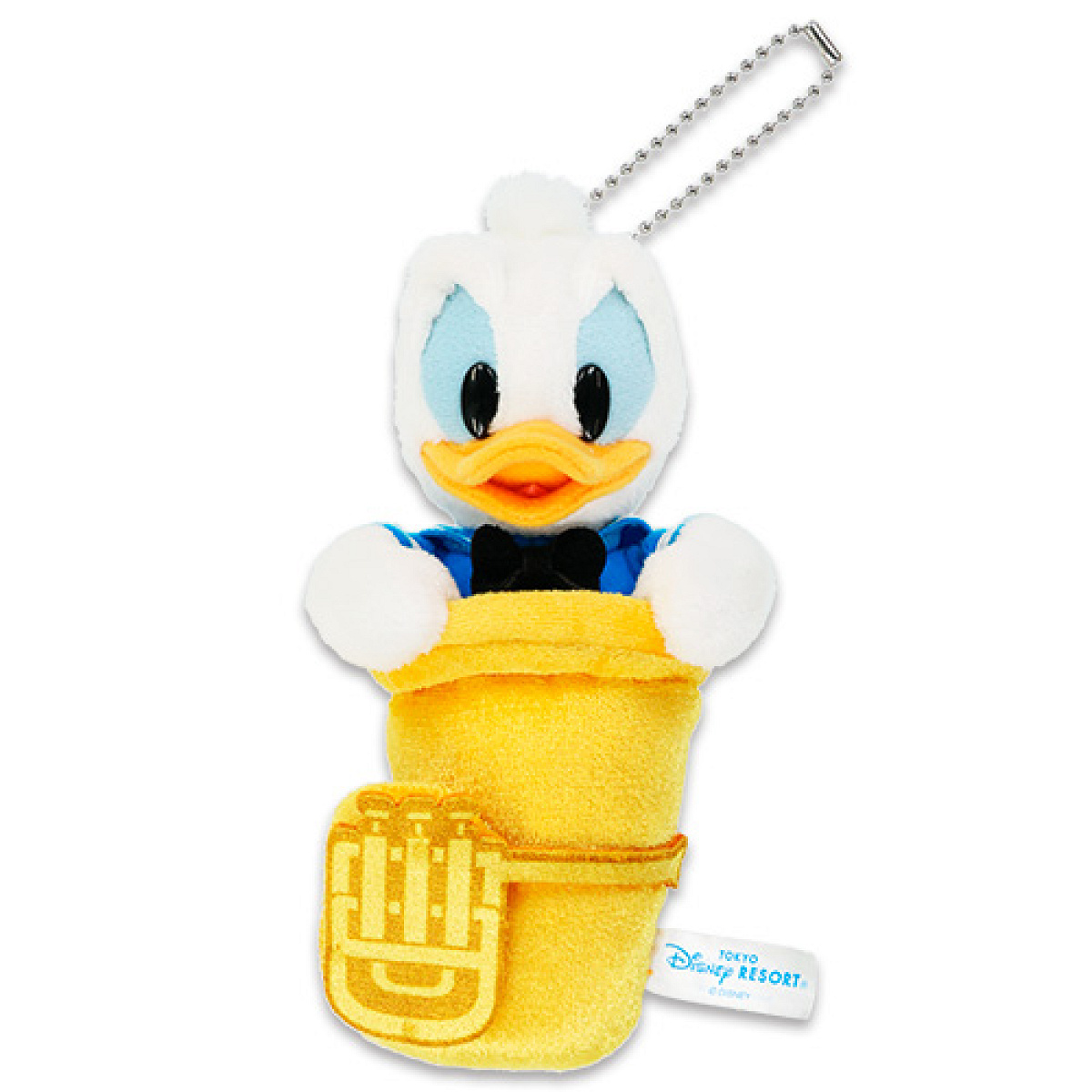 ドナルドぬいぐるみバッジ (ディズニーランド42周年グッズ