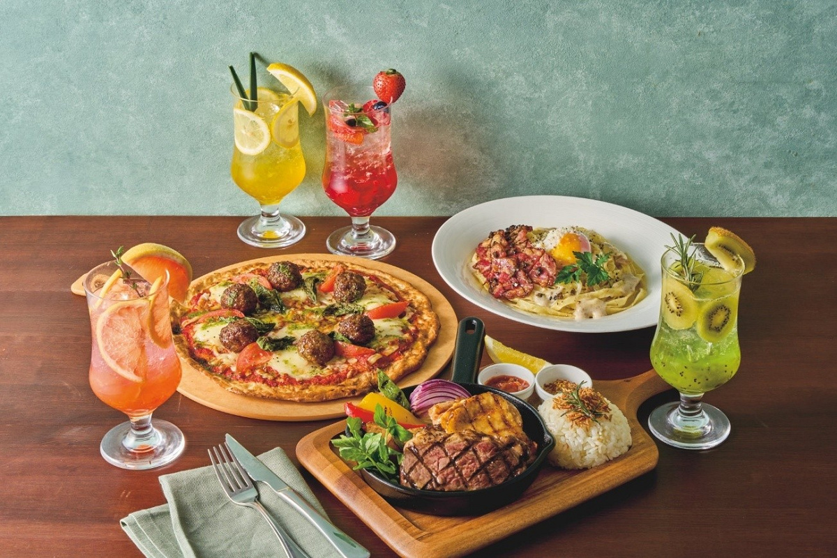 ランチタイムはイタリアンやグリルプレートが楽しめる！