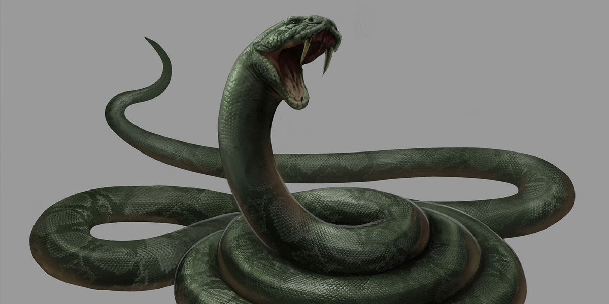 巨大なヘビ「ナギニ」
