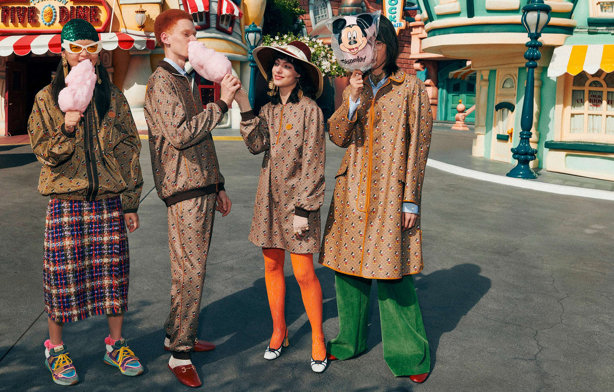 GUCCIのディズニーコラボ】ジャケットで全身ミッキーコーデ
