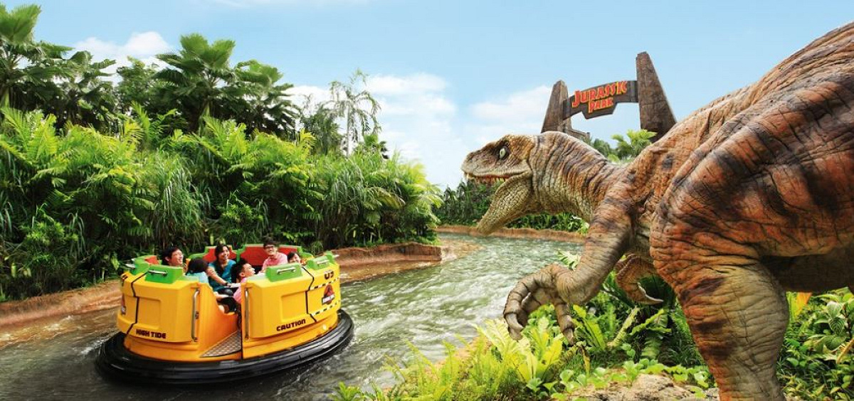 ユニバーサル・スタジオ・シンガポール「Jurassic Park Rapids Adventure」のイメージ| キャステル | CASTEL  ディズニー情報