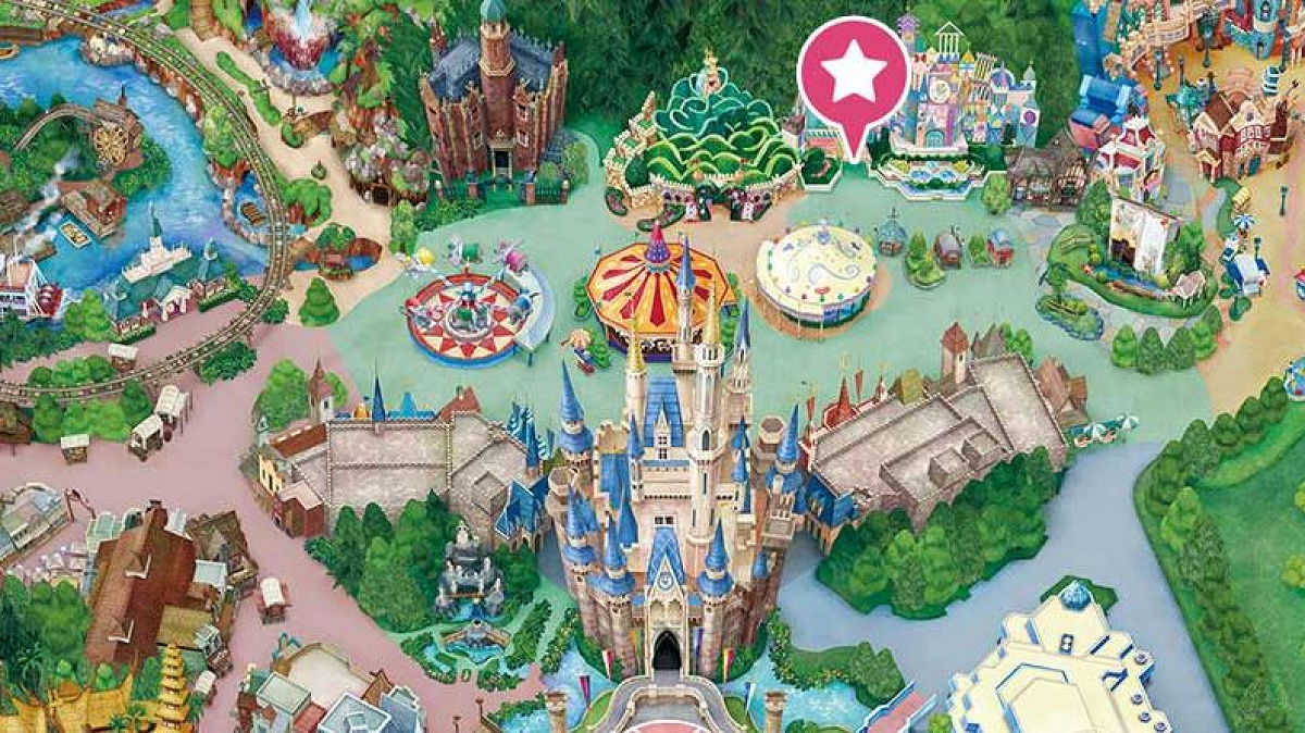 イッツアスモールワールドの地図| キャステル | CASTEL ディズニー情報