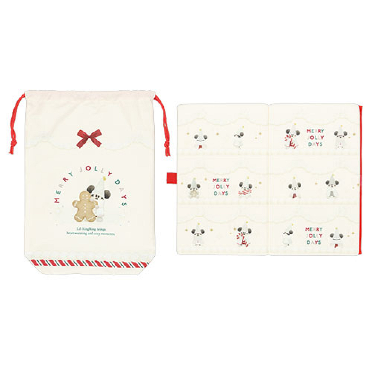 リルリンリンポータブルクッション(ディズニークリスマスグッズ2024