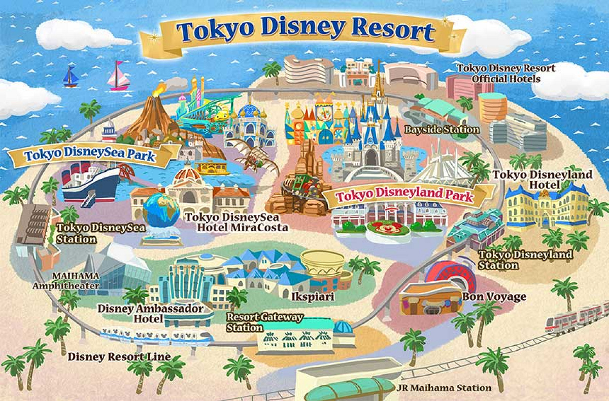 高速 割引 2025 東日本 TDR周辺のマップ| ディズニー情報 CASTEL | キャステル ジグソーパズル
