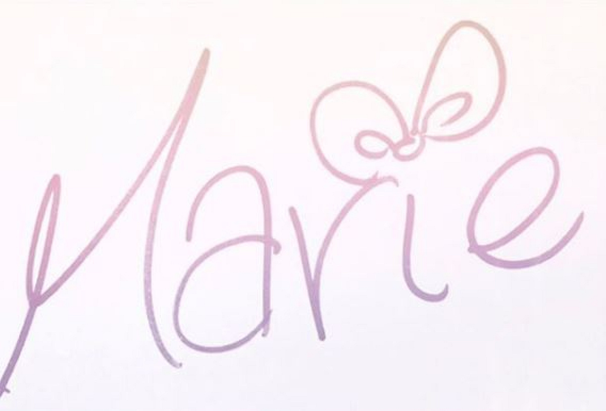 マリーちゃんのサイン