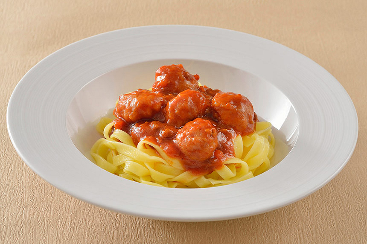ミートボールのパスタ