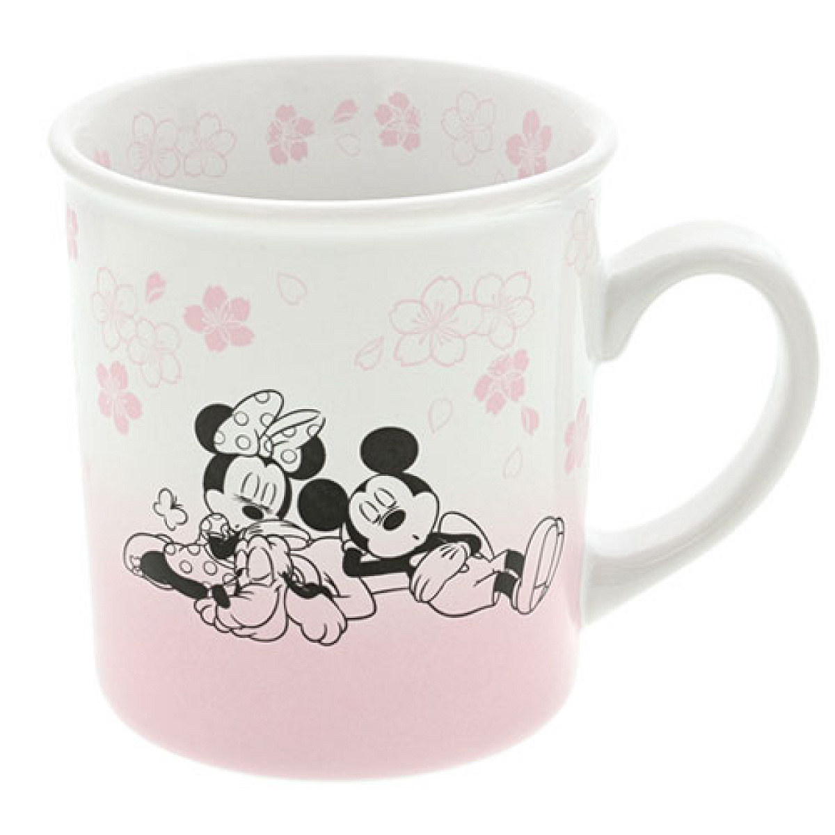 ミッキー＆ミニー桜マグカップ