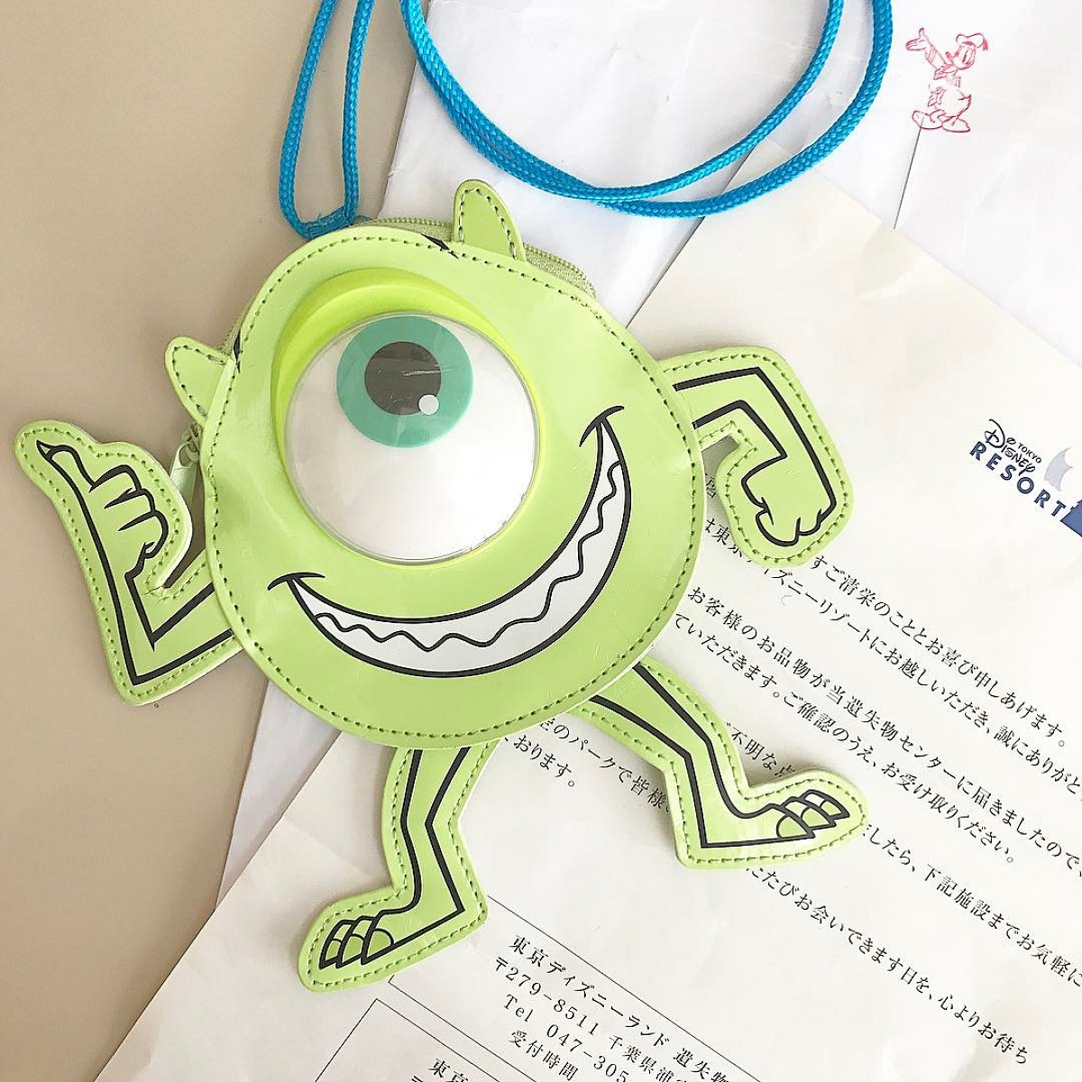 ディズニー サリー マイク ハット パスケース ディズニー モンスターズ