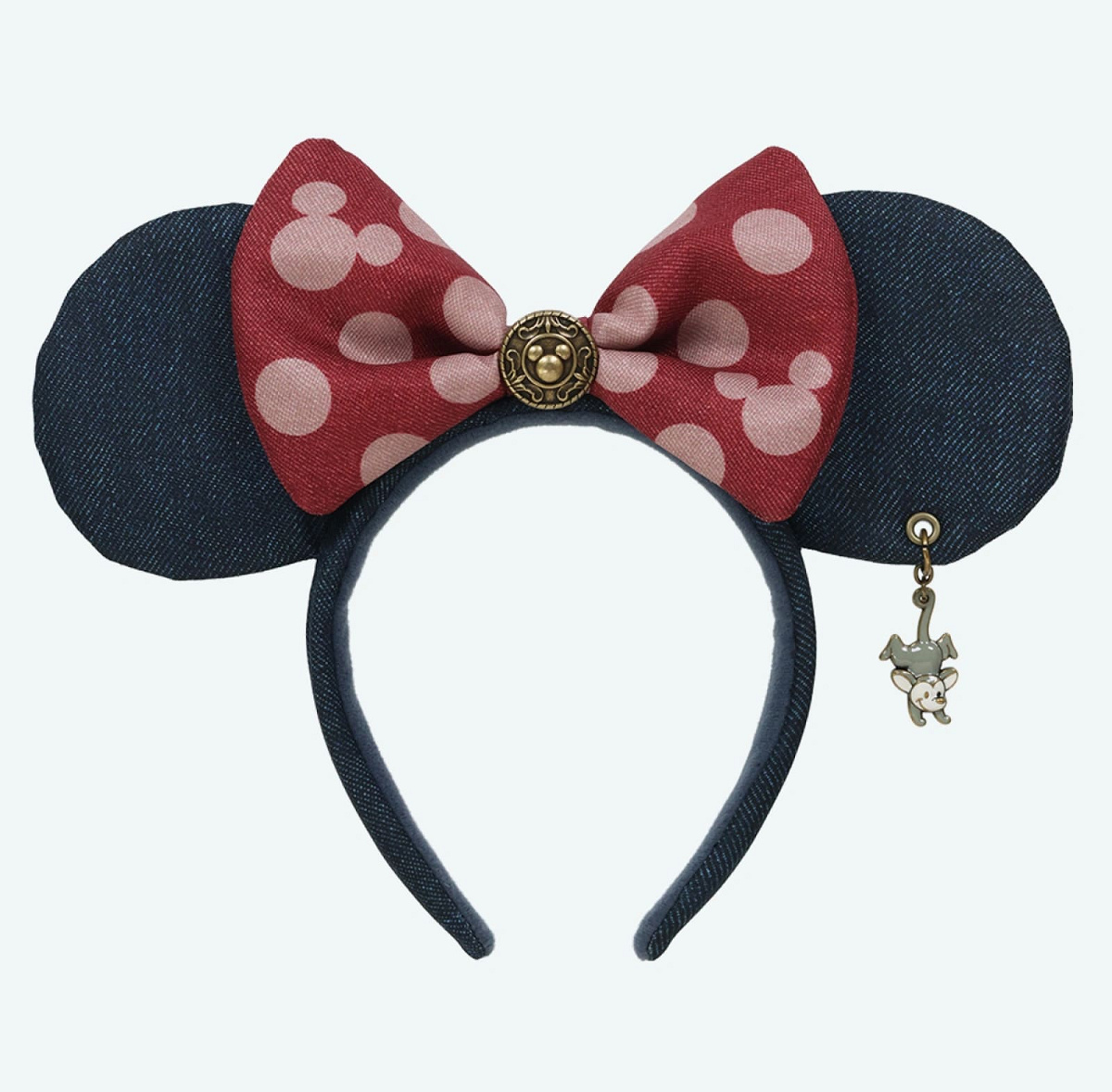 オポッサムチャーム付きのミニーマウスのカチューシャ