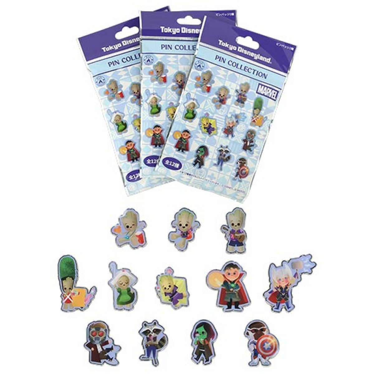 ピンバッジ(スモワwithグルートグッズ)| キャステル | CASTEL