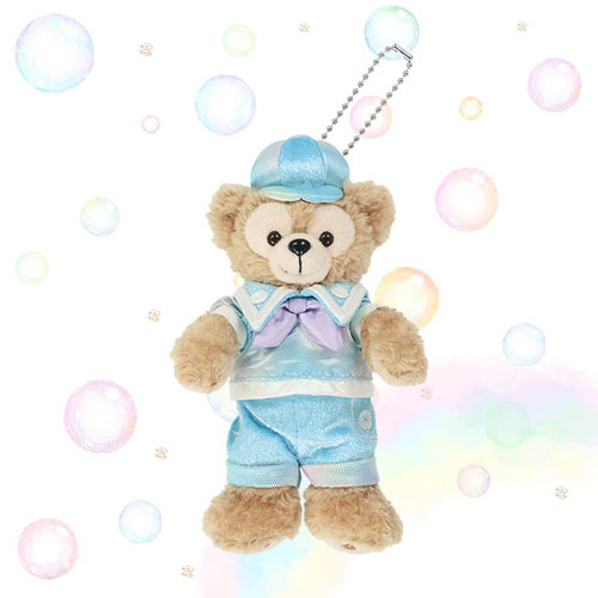 ぬいぐるみバッジ(ダッフィー20周年カラフルハピネスグッズ)