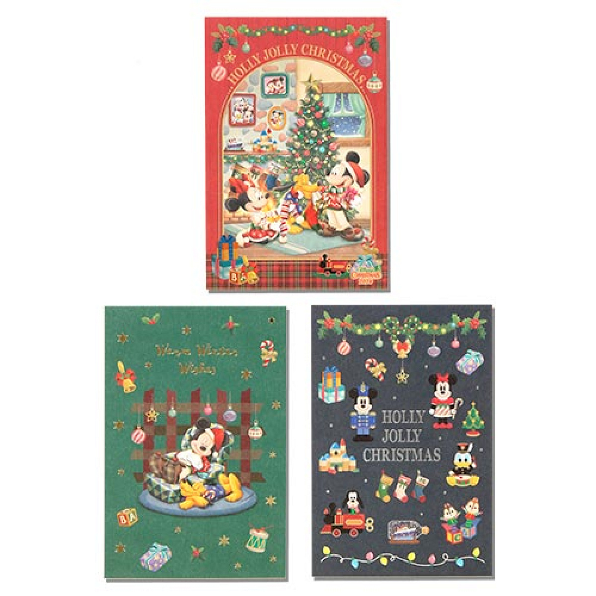 ディズニー・クリスマス 2024 ポスター　B1サイズ ポストカードセット(ディズニークリスマスグッズ2024)| キャステル