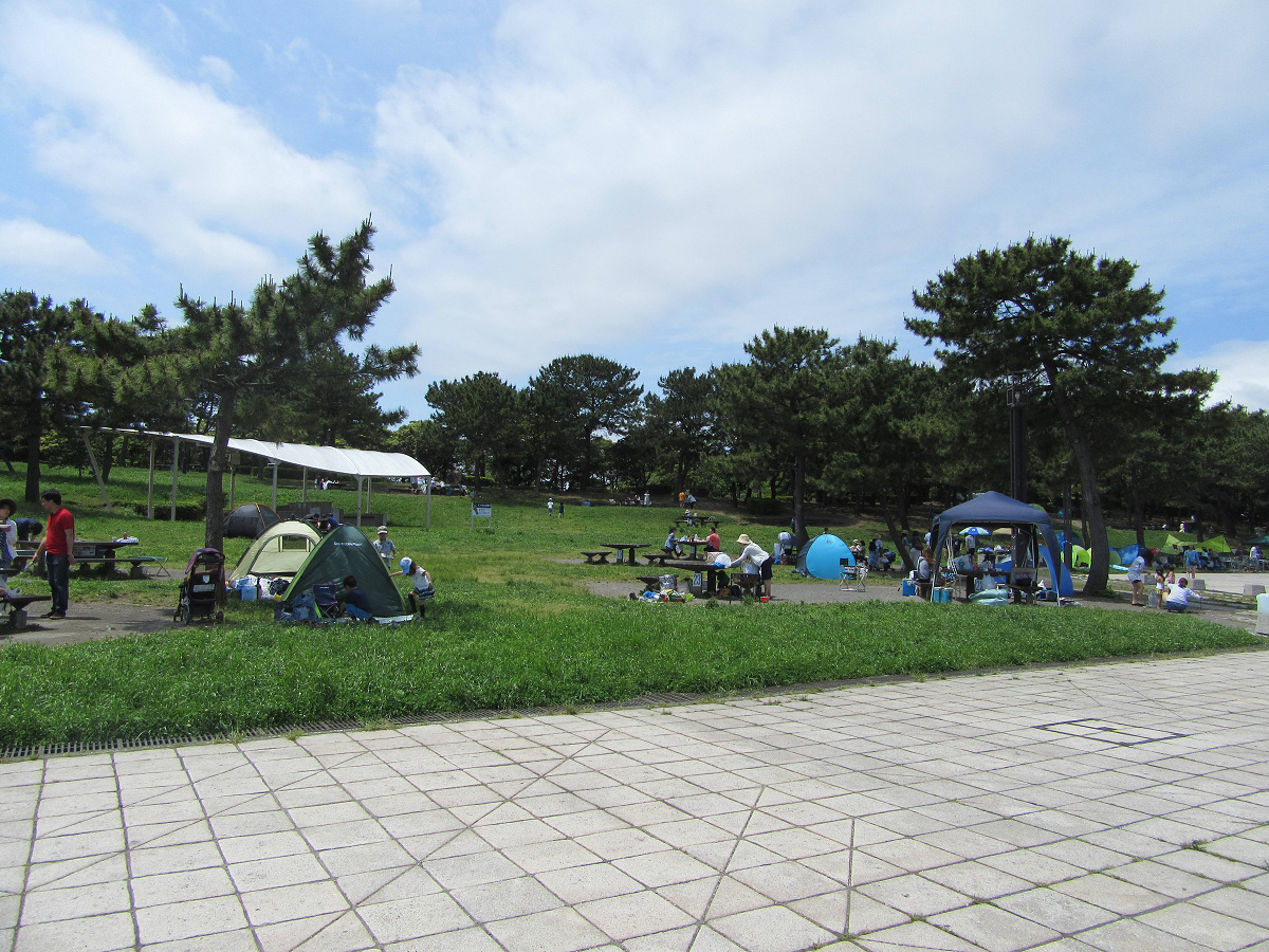 八景島シーパラダイスと提携している駐車場がある「海の公園」