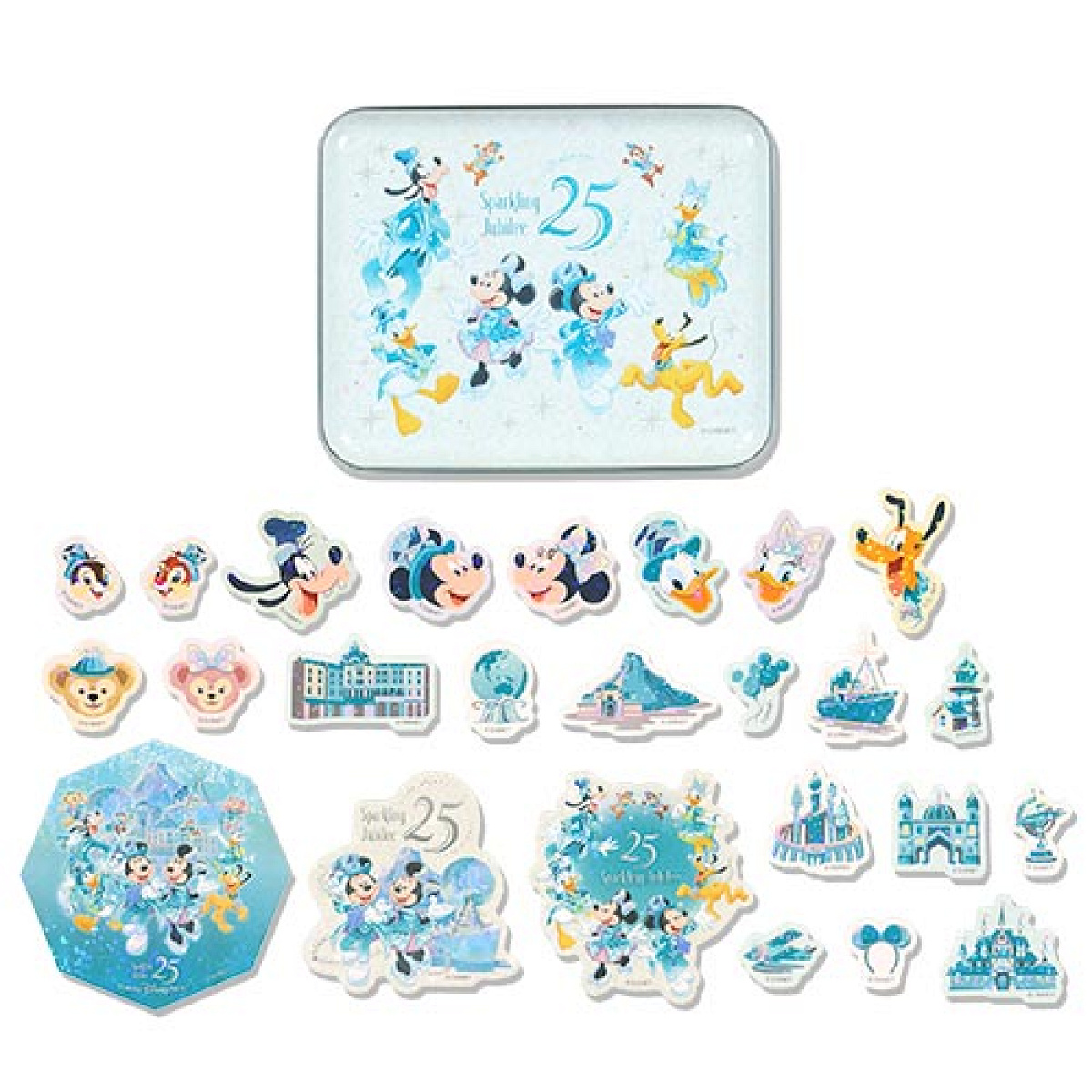 ディズニーシー25周年グッズセット シールセット(ディズニーシー25周年グッズ)| キャステル | CASTEL