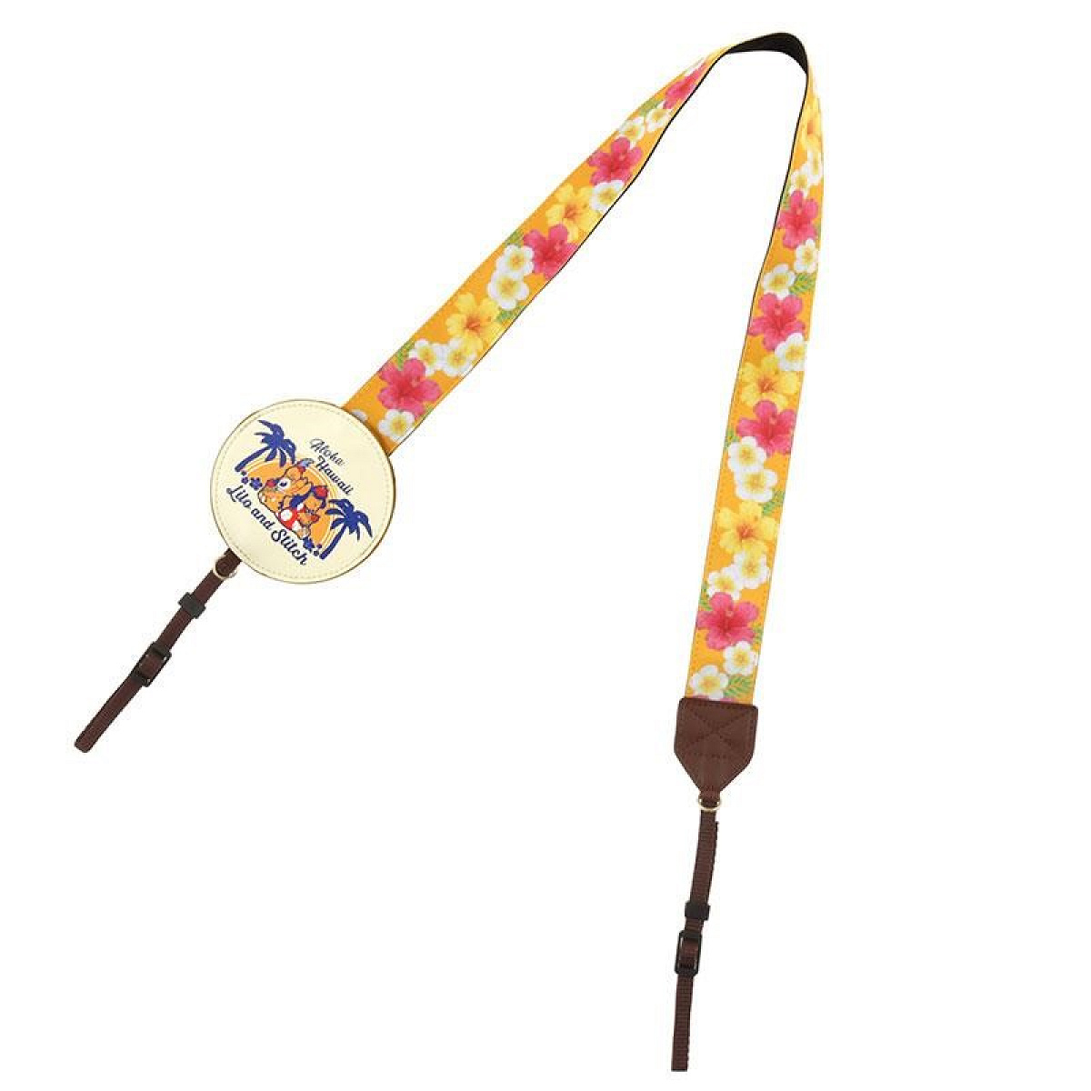 スティッチ＆スクランプのカメラストラップ