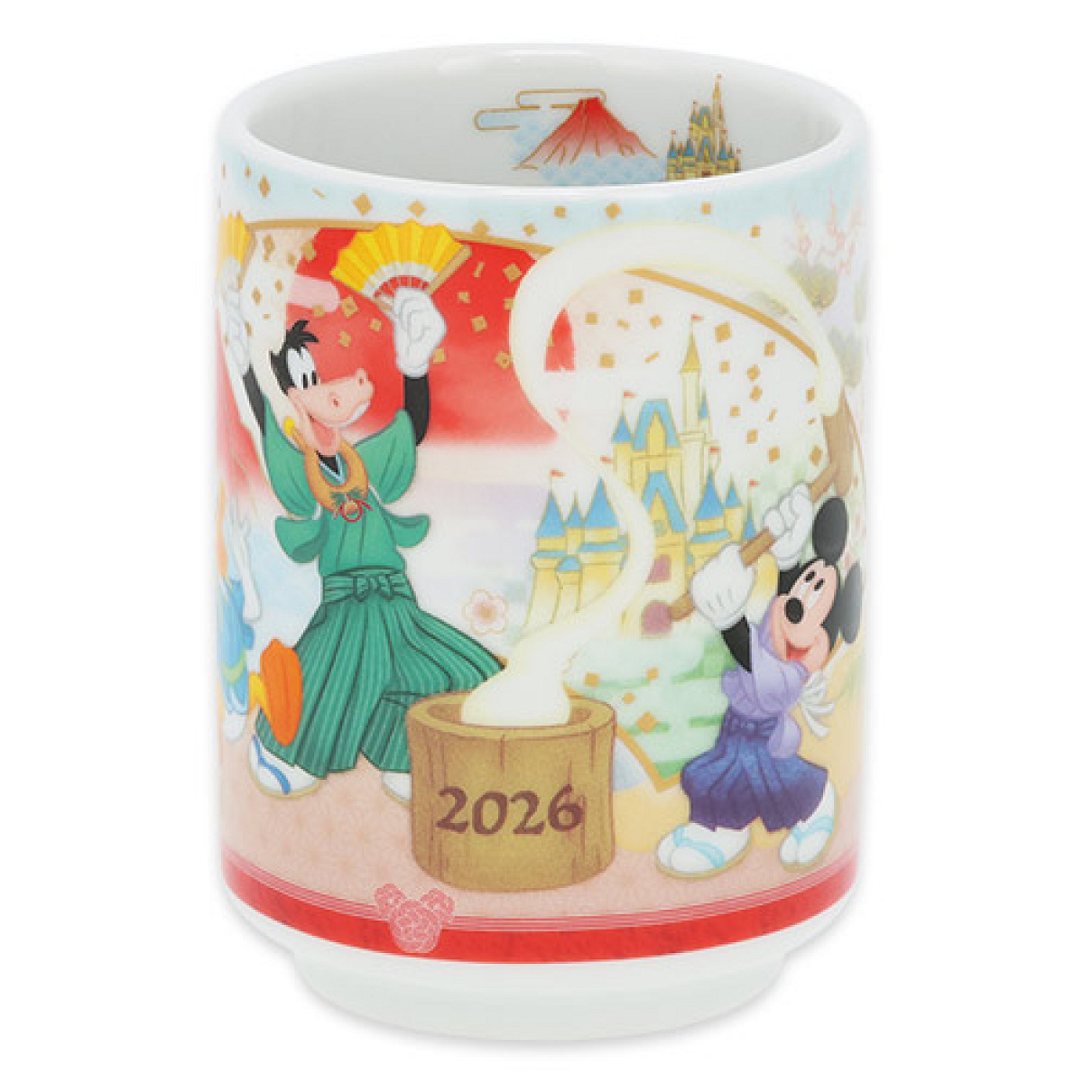 湯のみ((ディズニーお正月グッズ2026)| キャステル | CASTEL