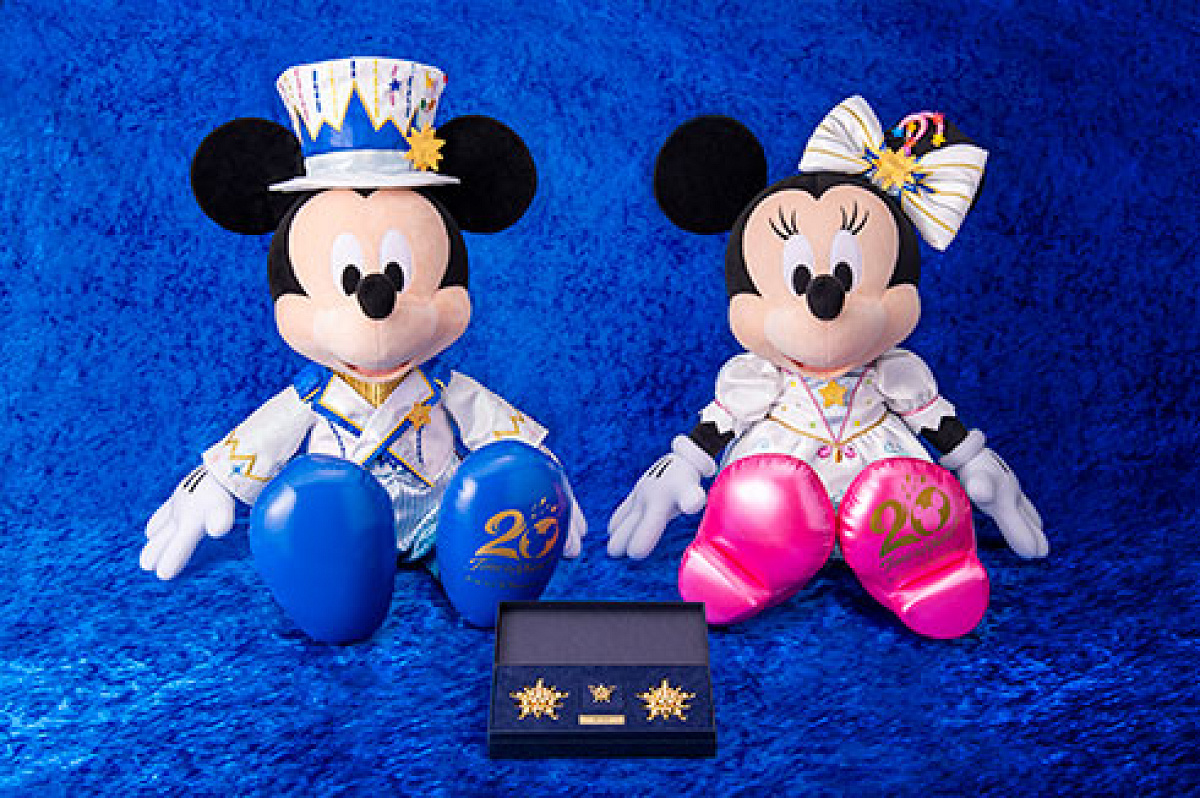 東京ディズニーシー20周年スペシャルグッズ：ぬいぐるみセット アクセサリー付| キャステル | CASTEL ディズニー情報