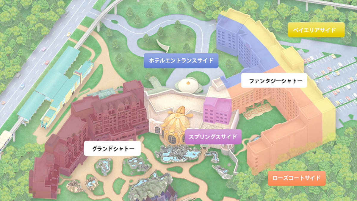 東京ディズニーシー・ファンタジースプリングスホテルのエリア