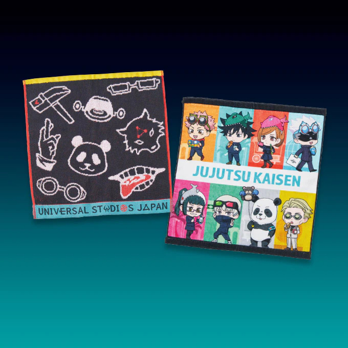 呪術廻戦 グッズセット ぬいぐるみ アクリルスタンド ハンドタオル USJ×呪術廻戦コラボグッズ：ハンドタオルセット| キャステル | CASTEL
