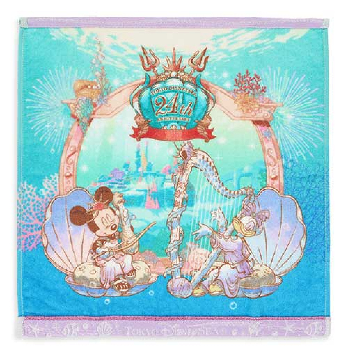 ウォッシュタオル(ディズニーシー24周年グッズ)