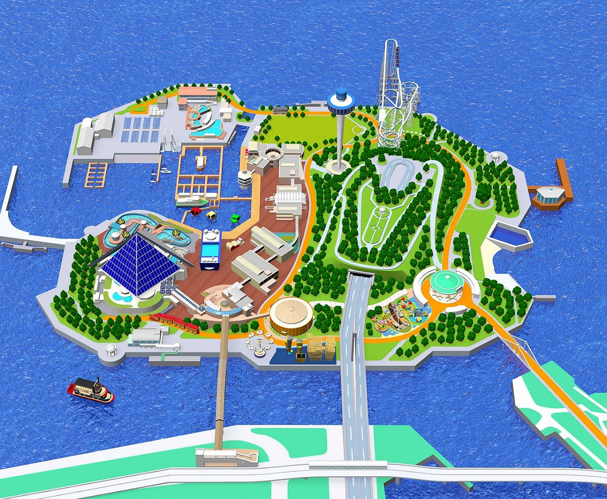 横浜・八景島シーパラダイス　島内マップ