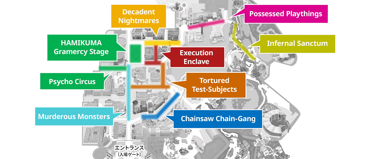 ゾンビ出現場所マップ（2023）