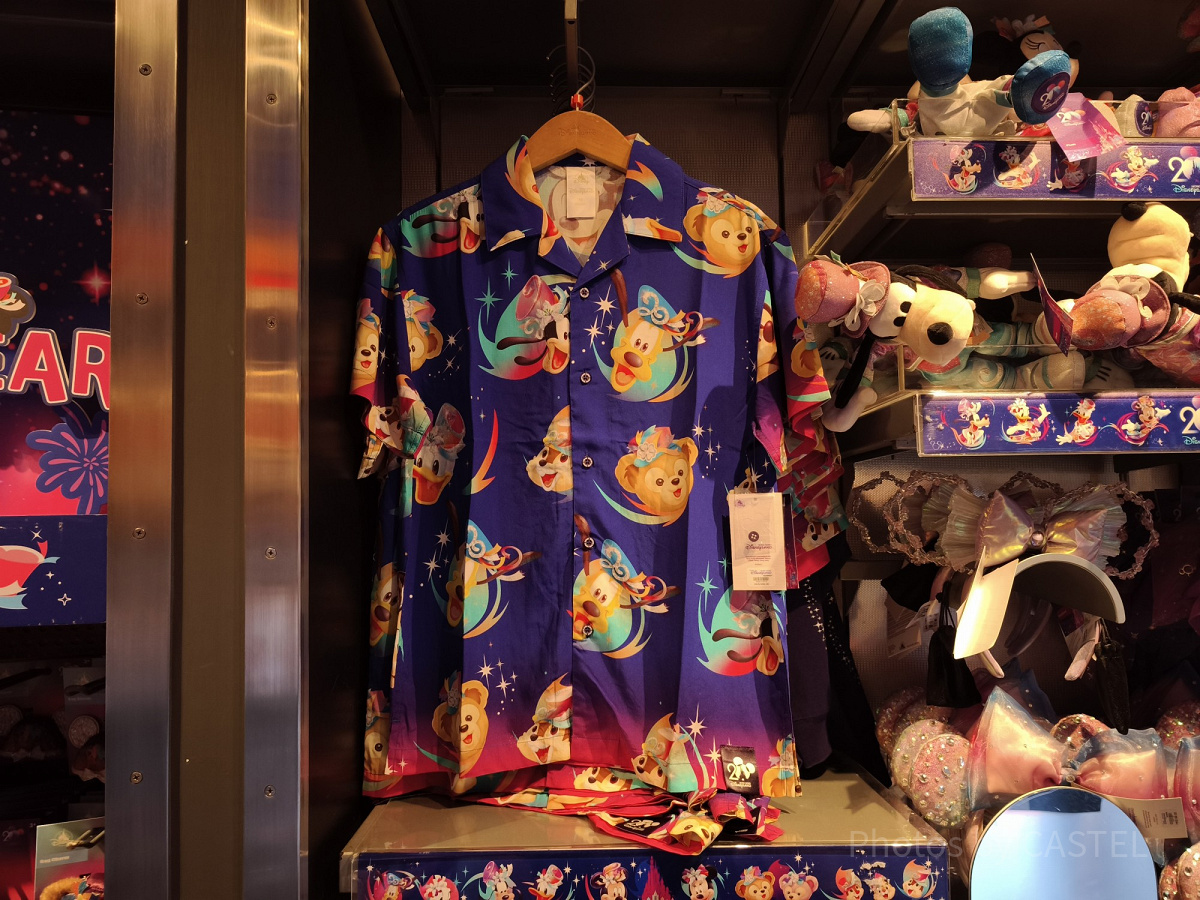 香港ディズニー20周年「ミッキー＆フレンズ・グランドセレブレーショングッズ」：アロハシャツ