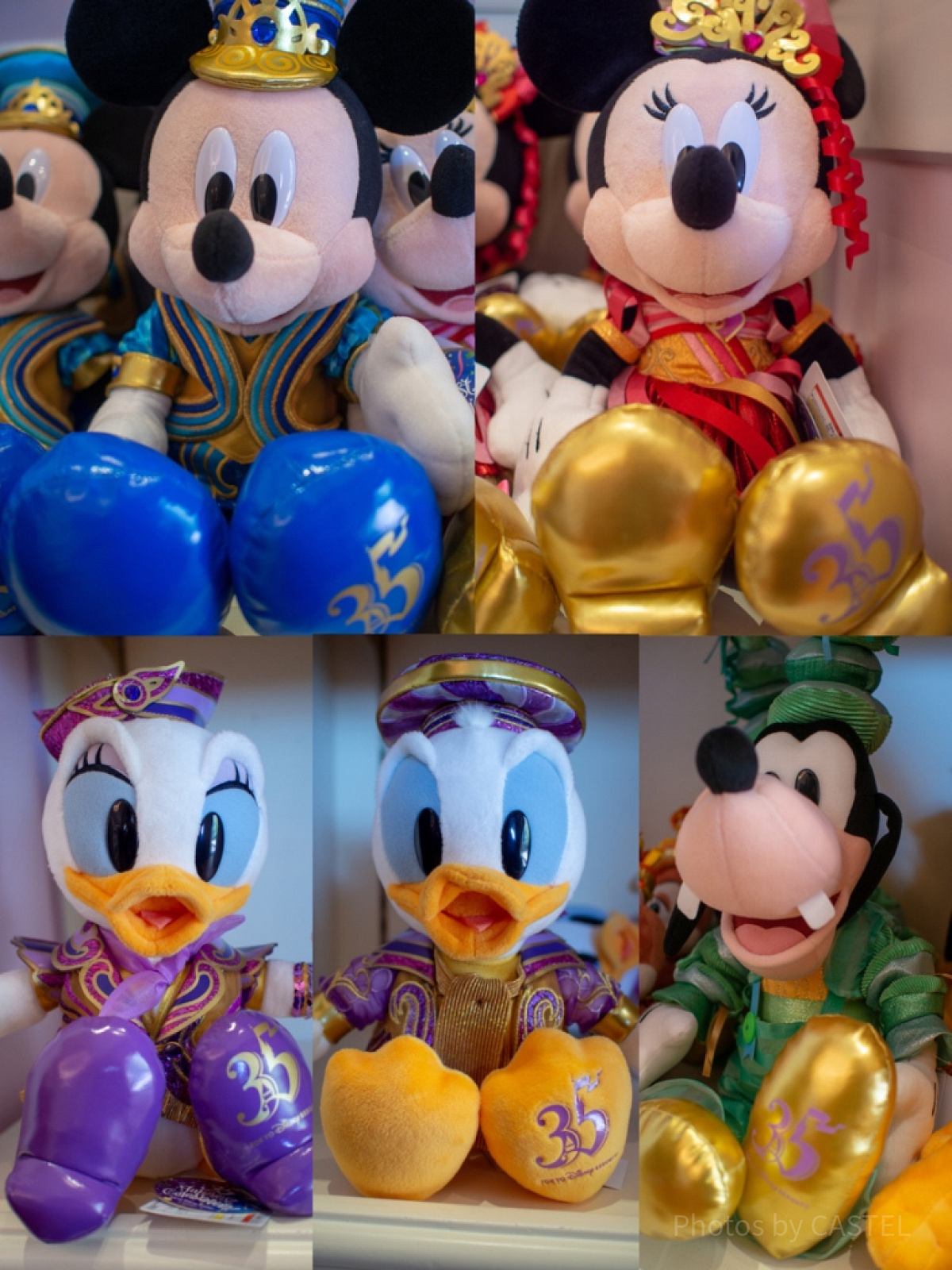 35周年ぬいぐるみ（小）| キャステル | CASTEL ディズニー情報