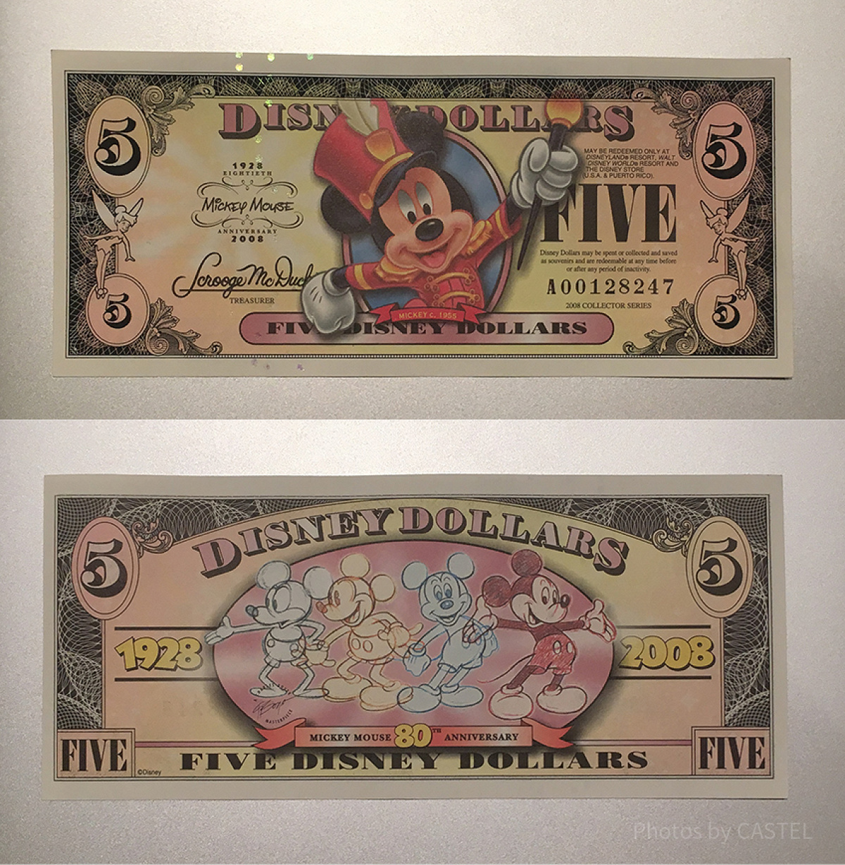5ドル紙幣：ミッキーデザイン