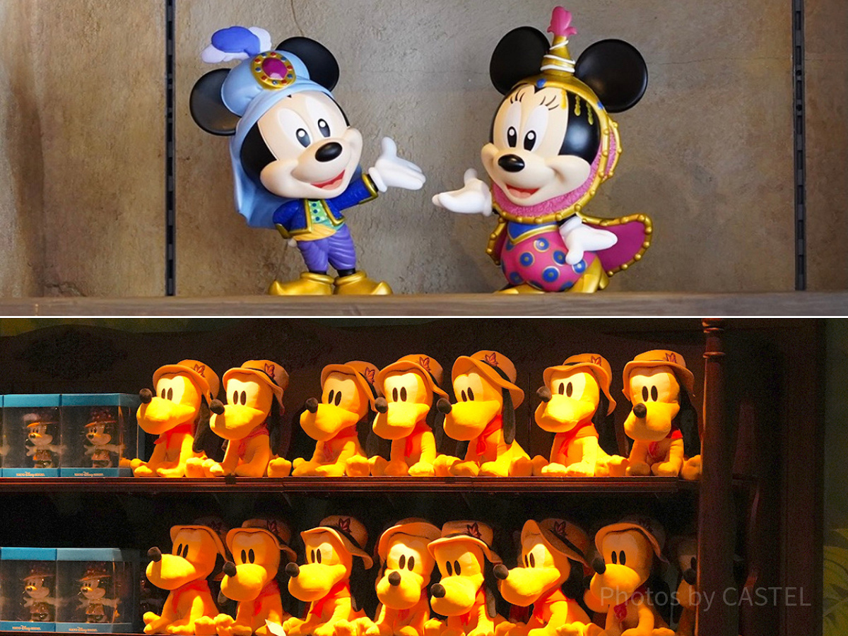 アブーズ・バザールの景品のフィギュアとぬいぐるみ| キャステル