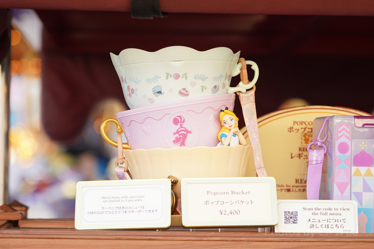TDL『アリス』のポップコーンバケット発売決定！ TDR初