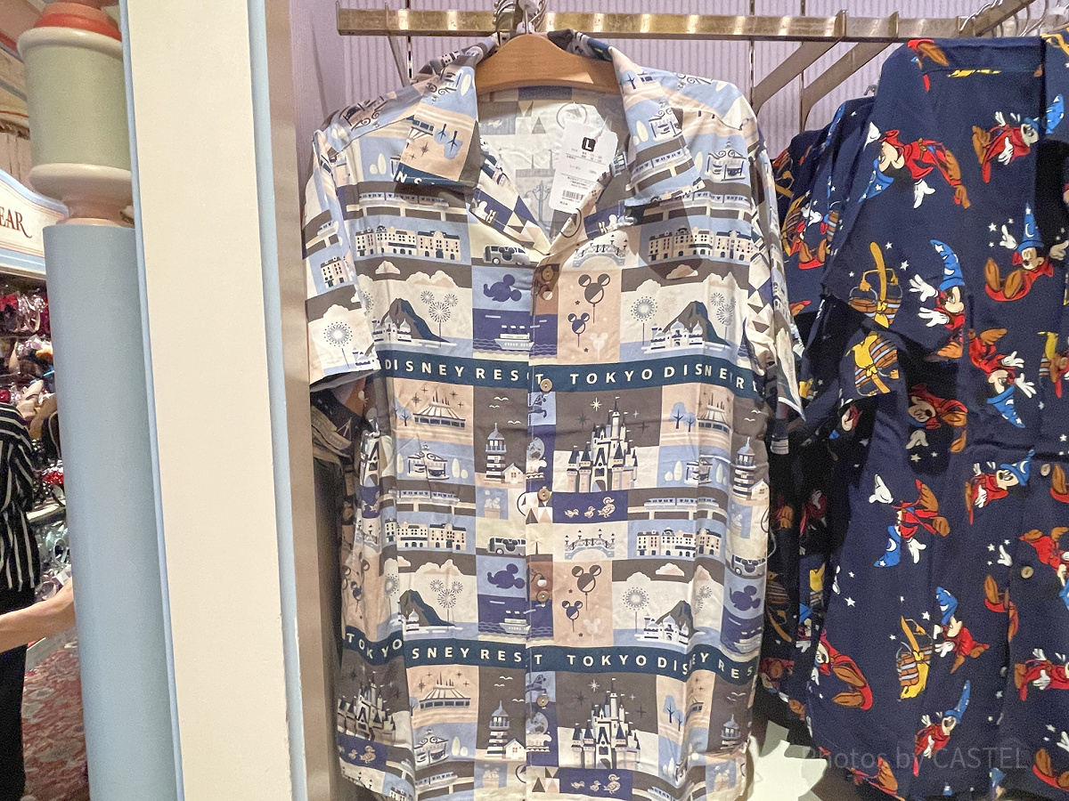 東京ディズニーリゾートアイコンのアロハシャツ
