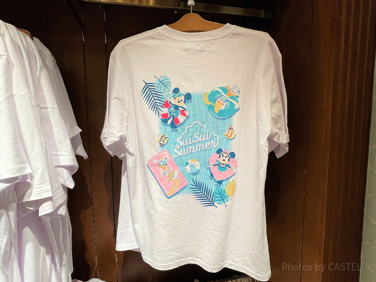 Tシャツ背面（2022ディズニー夏グッズSUISUI SUMMER）