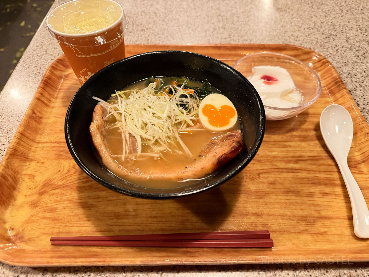 ブラックペッパーポーク麺