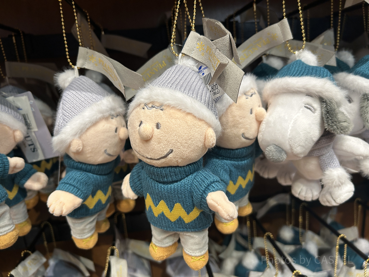 チャーリーブラウンぬいぐるみキーチェーン